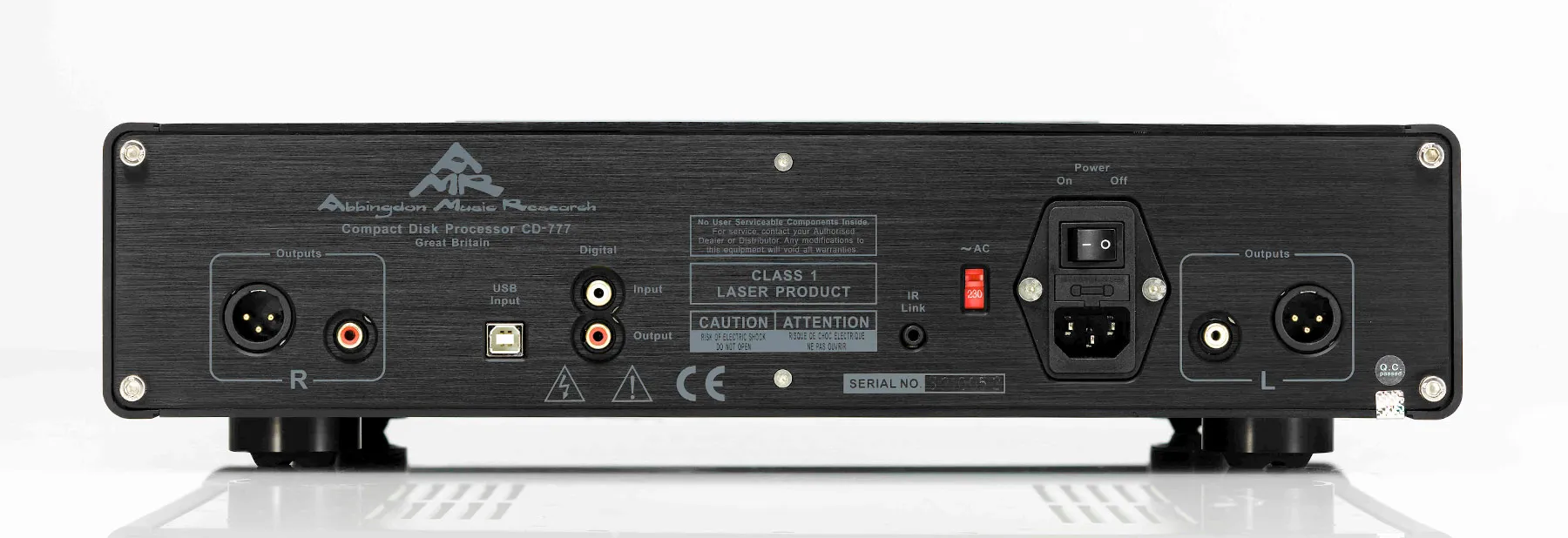 USB and S/PDIF input.